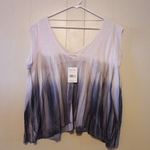 NWT Free People Lilac Fog Combo Top